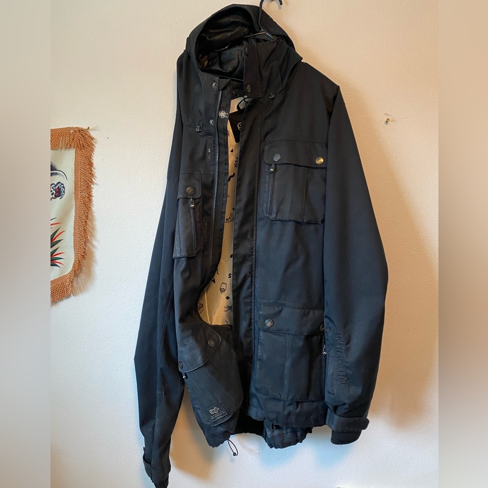 XXL Black Ski Saga Jacket